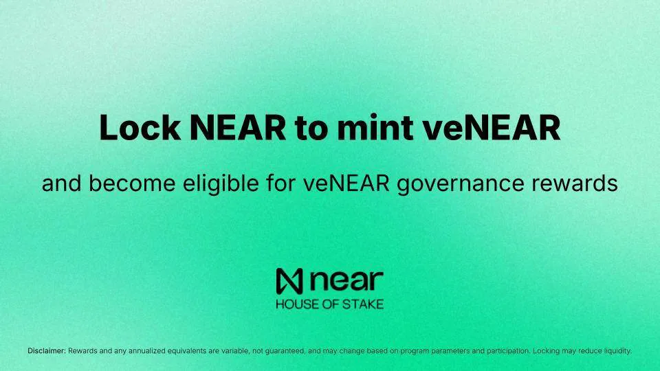 veNEAR Rewards Now Live